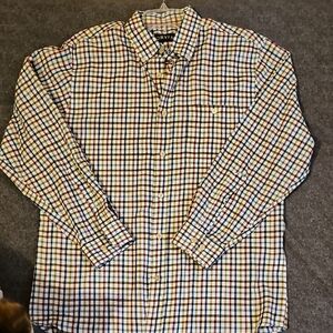 Orvis Men's Plaid Button Down Shirt